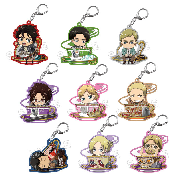 進撃の巨人／トレーディングアクリルキーホルダー／カップインシリーズ2 770円（税込）／BOX：6,930円（税込）カップインシリーズ２770円（税込）(c) 諫山創・講談社／「進撃の巨人」The Final Season製作委員会