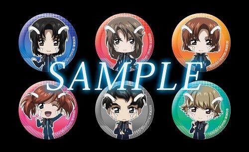 先行チケットの缶バッジ(C)XEBEC・FAFNER EXODUS PROJECT