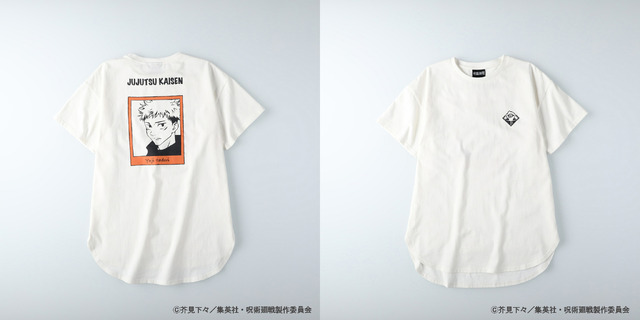 ＜WEB限定　WOMENSプリントTシャツ＞3,300円（税込）（C）芥見下々／集英社 ・ 呪術廻戦製作委員会