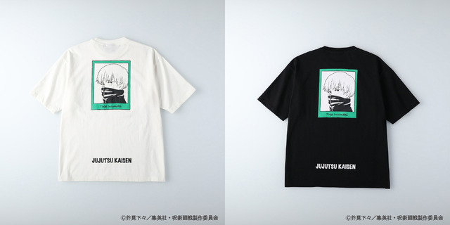 ＜MENS　プリントTシャツ＞3,300円（税込）（C）芥見下々／集英社 ・ 呪術廻戦製作委員会