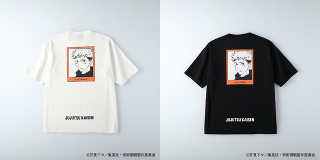 ＜MENS　プリントTシャツ＞3,300円（税込）（C）芥見下々／集英社 ・ 呪術廻戦製作委員会