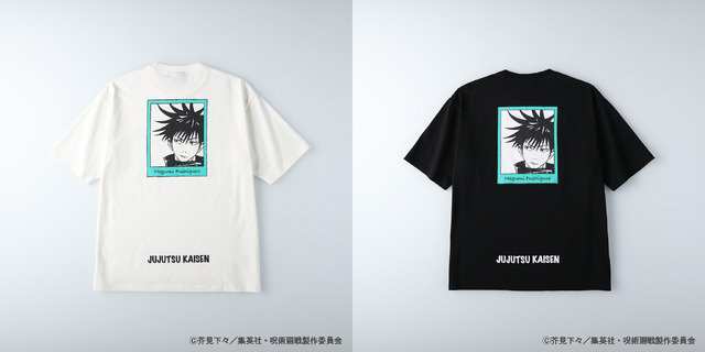 ＜MENS　プリントTシャツ＞3,300円（税込）（C）芥見下々／集英社 ・ 呪術廻戦製作委員会