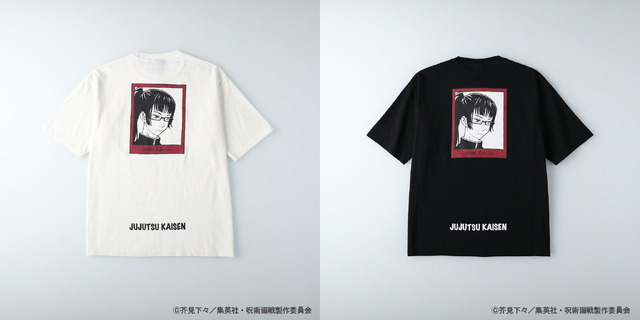 ＜MENS　プリントTシャツ＞3,300円（税込）（C）芥見下々／集英社 ・ 呪術廻戦製作委員会