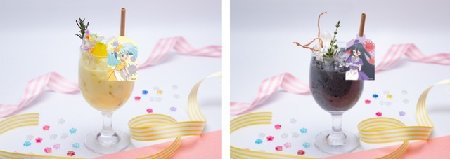 「ゾンビランドサガ リベンジ カフェ」天才子役のレモンミルク／伝説の黒ごまミルク（C）ゾンビランドサガ リベンジ製作委員会