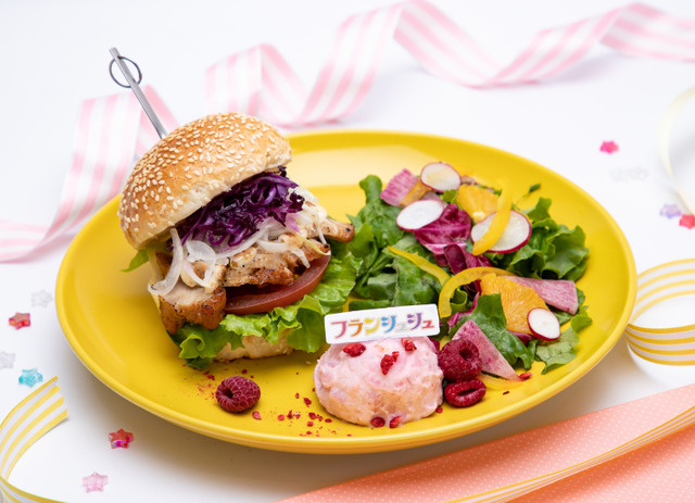 「ゾンビランドサガ リベンジ カフェ」フランシュシュバーガー（C）ゾンビランドサガ リベンジ製作委員会