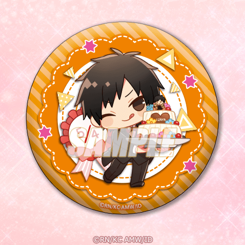 E賞：たくさんつけてほしい俺たちの缶バッジ（全14種）1回715円（税込）（C）2014 成田良悟／ＫＡＤＯＫＡＷＡ アスキー・メディアワークス刊／池袋ダラ