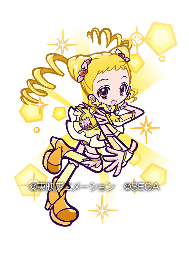 『Yes！プリキュア5GoGo！』×『ぷよぷよ!!クエスト』[★6] キュアレモネード（CV. 伊瀬茉莉也）（C）東映アニメーション（C）SEGA