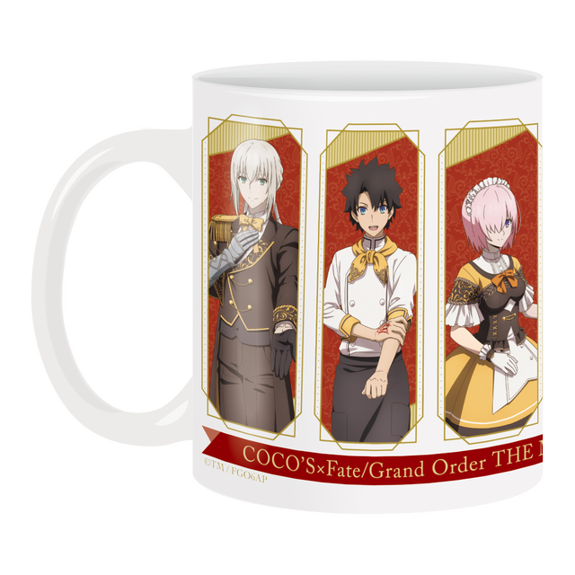ネットストア：マグカップA／「ココス×劇場版 Fate/Grand Order -神聖円卓領域キャメロット- 最果ての美食物語キャンペーン」（C）TYPE-MOON / FGO6 ANIME PROJECT