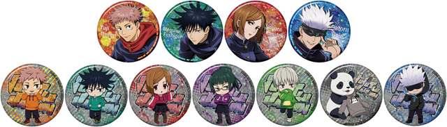 「『呪術廻戦』×ナムコキャンペーン」呪術廻戦 ホログラム缶バッジ～パーカースタイル～（C）芥見下々／集英社・呪術廻戦製作委員会