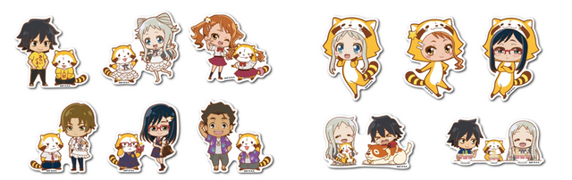 「あの日見た洗熊の名前を僕達はまだ知らない。」ダイカットステッカー （C）ANOHANA PROJECT（C）NIPPON ANIMATION CO.,LTD.