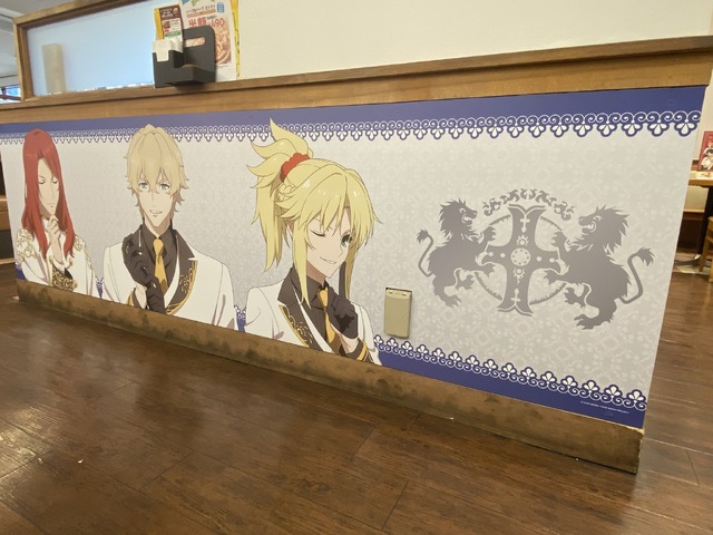 「ココス×劇場版 Fate/Grand Order -神聖円卓領域キャメロット- 最果ての美食物語キャンペーン」ココス中野店（C）TYPE-MOON / FGO6 ANIME PROJECT