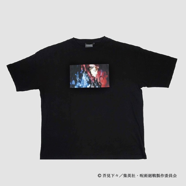 『呪術廻戦』×「ヴィレッジヴァンガード」コラボTシャツ　各2,750円（税込）（C）芥見下々／集英社・呪術廻戦製作委員会