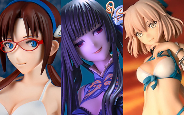 「ホリック侑子、ヱヴァマリ、FGO沖田」あみあみ最新フィギュア画像（C）CLAMP・ShigatsuTsuitachi CO.，LTD./講談社（C）カラー（C）TYPE-MOON / FGO PROJECT
