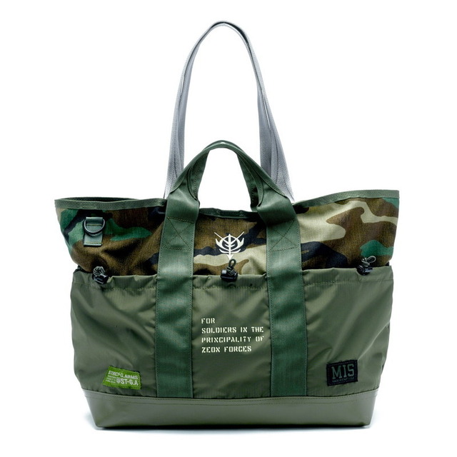 STRICT-G.ARMS M.I.S.『機動戦士ガンダム』MULTI POCKET TOTE  ZEON FORCES 30,800円(税込)（C）創通・サンライズ