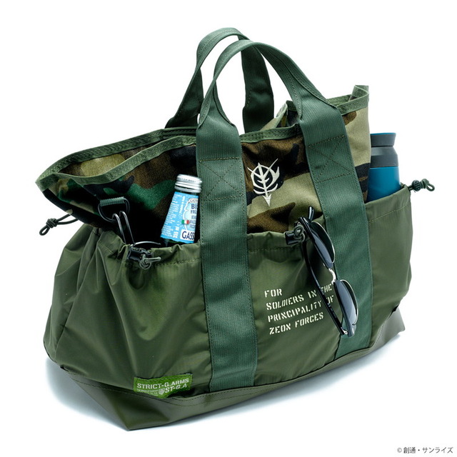 STRICT-G.ARMS M.I.S.『機動戦士ガンダム』MULTI POCKET TOTE  ZEON FORCES 30,800円(税込)（C）創通・サンライズ