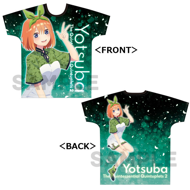 「『五等分の花嫁∬』フルグラフィックTシャツ」（C）春場ねぎ・講談社／「五等分の花嫁∬」製作委員会