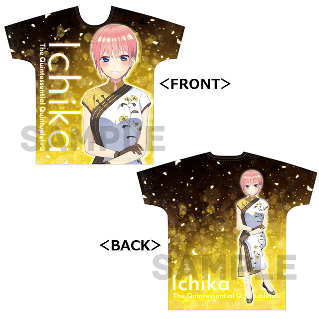「『五等分の花嫁∬』フルグラフィックTシャツ」（C）春場ねぎ・講談社／「五等分の花嫁∬」製作委員会