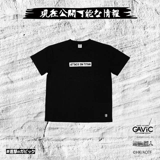 ボックスロゴTシャツ 進撃の巨人（C）諫山創・講談社／「進撃の巨人」The Final Season製作委員会