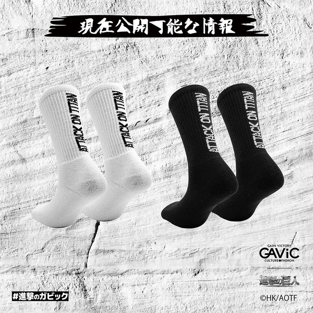 ON／OFFソックス 進撃の巨人（C）諫山創・講談社／「進撃の巨人」The Final Season製作委員会