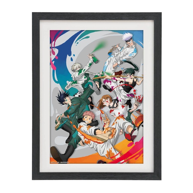 「セガ ラッキーくじ『呪術廻戦　GRAFFITI×BATTLE』」ラストラッキー賞　額入りアート（SP Ver.) （C）芥見下々／集英社・呪術廻戦製作委員会