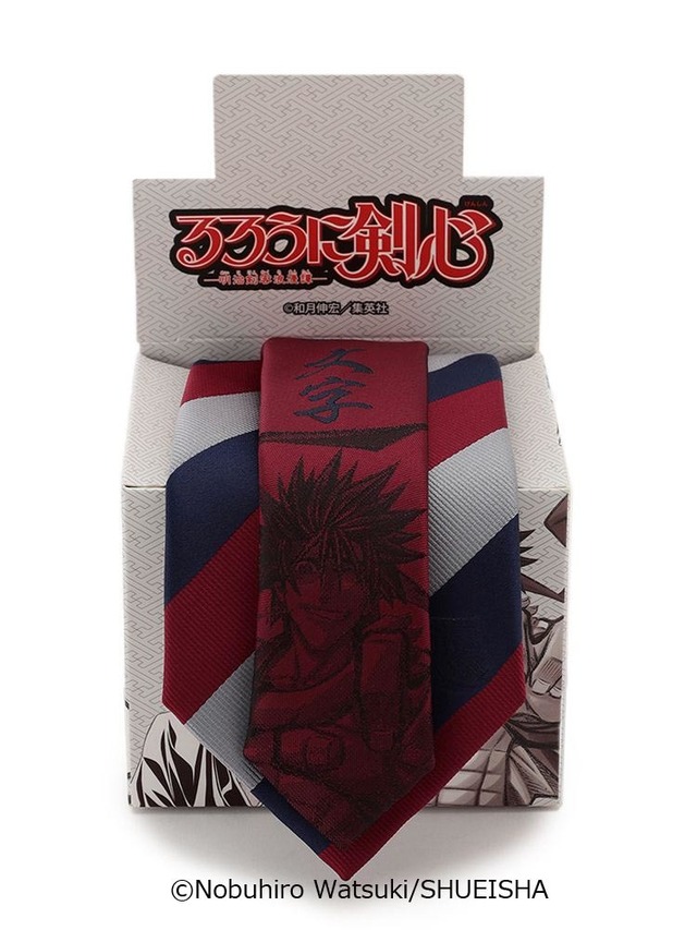 「るろうに剣心-明治剣客浪漫譚-」ネクタイ【相楽左之助】ネイビー1,990円（税抜）（C）和月伸宏／集英社