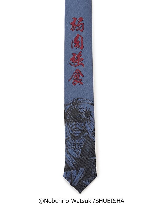 「るろうに剣心-明治剣客浪漫譚-」ネクタイ【志々雄真実】ネイビー 1,990円（税抜）（C）和月伸宏／集英社