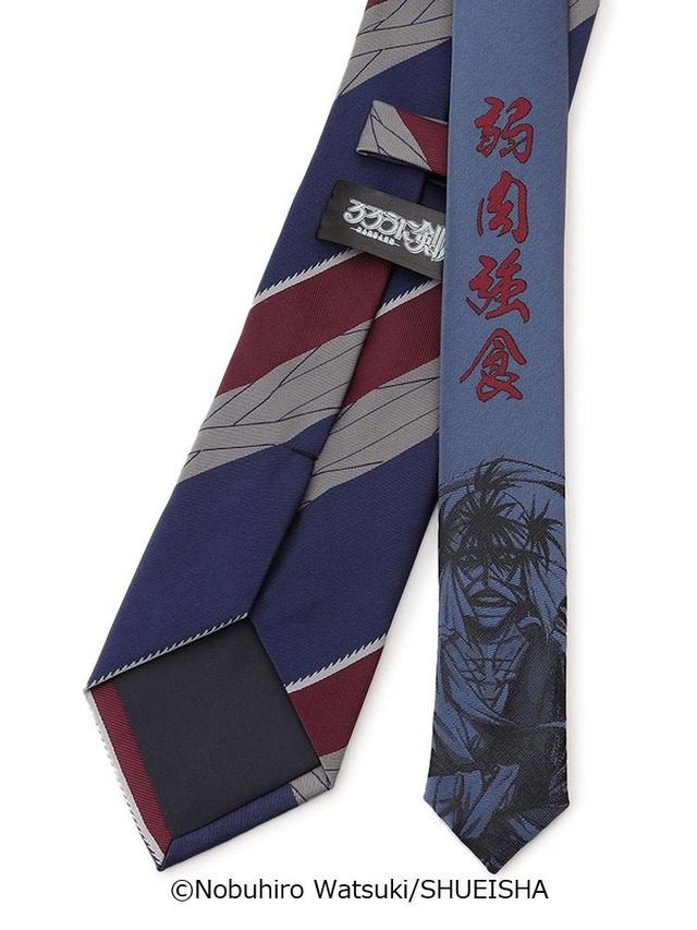 「るろうに剣心-明治剣客浪漫譚-」ネクタイ【志々雄真実】ネイビー 1,990円（税抜）（C）和月伸宏／集英社