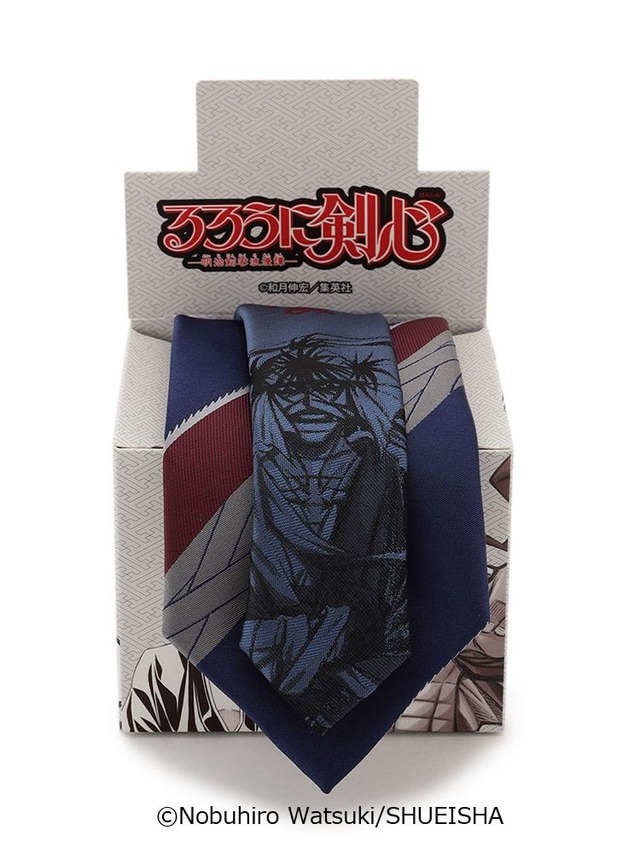 「るろうに剣心-明治剣客浪漫譚-」ネクタイ【志々雄真実】ネイビー 1,990円（税抜）（C）和月伸宏／集英社