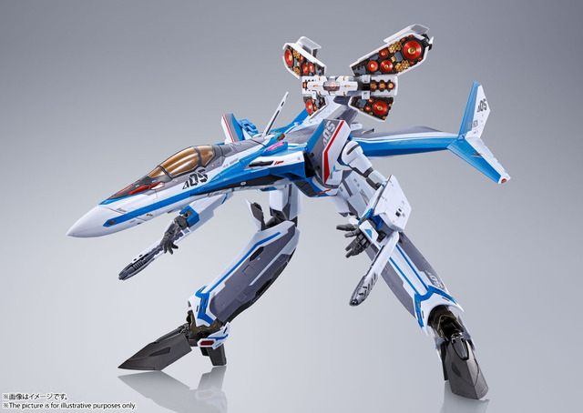 「DX超合金 劇場版VF-31Jジークフリード（ハヤテ・インメルマン機）【フォールドプロジェクションユニット装備】」21,000円（税別）（C）2021 BIGWEST