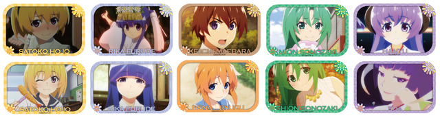 「思い出トレーディング缶バッジ」各501円（税込）（C）2020竜騎士07／ひぐらしのなく頃に製作委員会