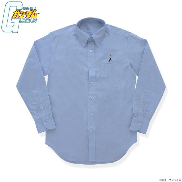「機動戦士ガンダム THE LAST SHOOTING企画 ボタンダウンシャツ 2021SS」8,800円（税込／送料・手数料別途）（C）「THE LAST SHOOTING」