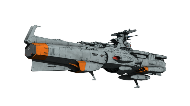 「『宇宙戦艦ヤマト2205　新たなる旅立ち』前章 -TAKE OFF-」補給母艦アスカ（C）西崎義展/宇宙戦艦ヤマト2205製作委員会