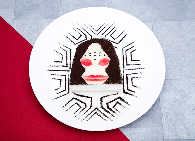 「ウルトラマンカフェ～GO BEYOND 55th Anniversary」ダダ フルーツサンド（C）円谷プロ