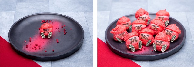 「ウルトラマンカフェ～GO BEYOND 55th Anniversary」ピグモン 増やせるシュークリーム（C）円谷プロ