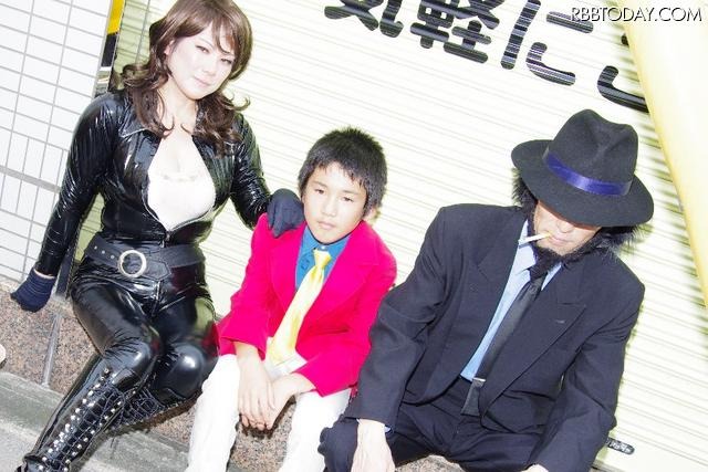 ルパン一家も登場。酷暑の中だというのに、コスプレイヤーは暑さに強い