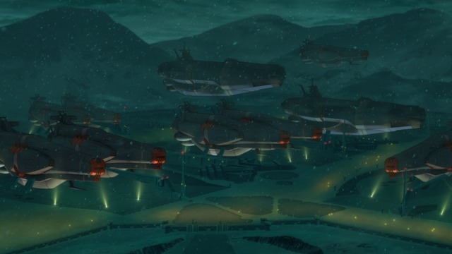 『宇宙戦艦ヤマト2205』冒頭場面カット（C）西﨑義展/宇宙戦艦ヤマト2205製作委員会