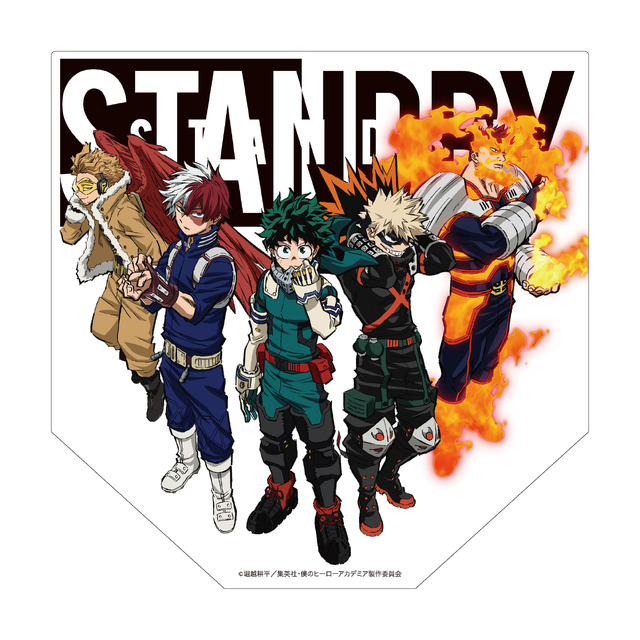 「『僕のヒーローアカデミア THE MOVIE　ワールド ヒーローズ ミッション』公開記念フェア in 東急ハンズ」BIGステッカー（C）堀越耕平／集英社・僕のヒーローアカデミア製作委員会（C）2021「僕のヒーローアカデミアTHE MOVIE」製作委員会（C）堀越耕平／集英社