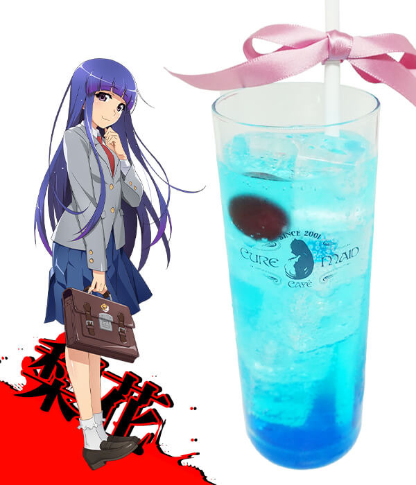 「『ひぐらしのなく頃に 卒』カフェ」ドリンク　梨花（C）2020竜騎士07／ひぐらしのなく頃に製作委員会（C）TABLIER MARKETING INC.,ALL RIGHTS RESERVED.