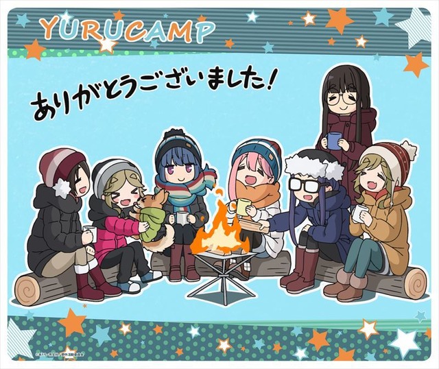 ゆるキャン△ SEASON2 マウスパッド【エンドカード】（C）あfろ・芳文社／野外活動委員会