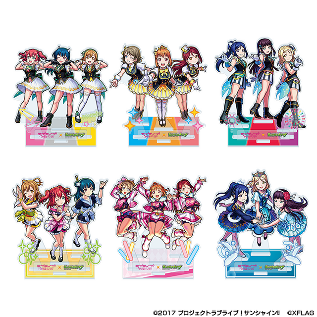 「ラブライブ！サンシャイン!!×モンスト」特製アクリルフィギュア（C）2017 プロジェクトラブライブ！サンシャイン!!（C）XFLAG