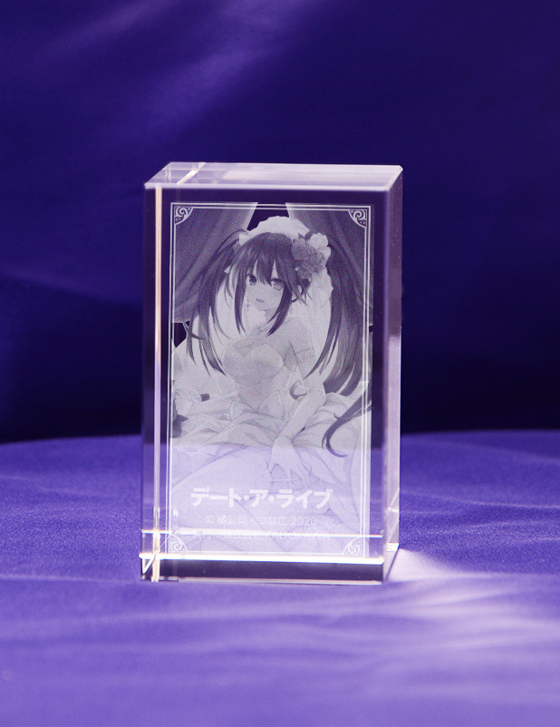 「『デート・ア・ライブ』 原作版 時崎狂三 ウェディングドレスVer. 1/7スケールフィギュア」【スペシャルパック特典】３Ðクリスタル（C）橘公司・つなこ 2020　発行：株式会社KADOKAWA