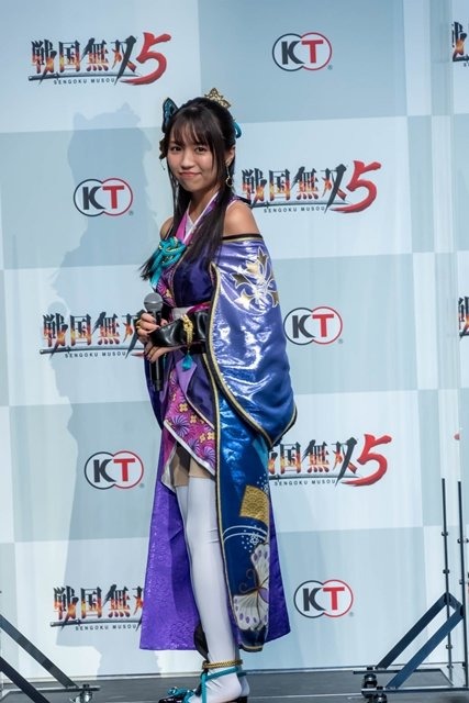 大原優乃さんが『戦国無双5』濃姫のコスプレを披露！EXILEの中で一番「織田信長」っぽいメンバーは？【完成発表会レポート】