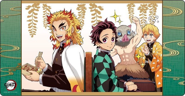 「鬼滅の刃 ラバーランチョンマット A」2700円（税抜）（C）吾峠呼世晴／集英社・アニプレックス・ufotable