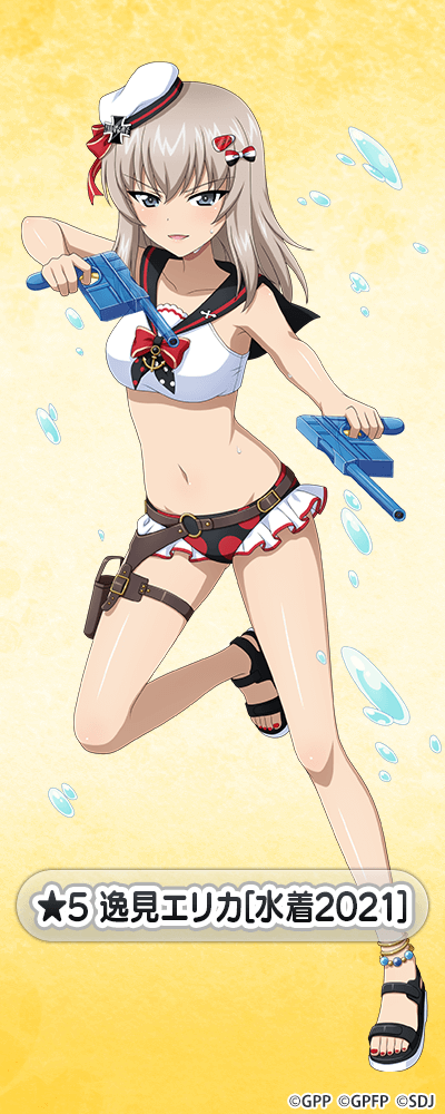 『ガールズ＆パンツァー 戦車道大作戦！』★5 逸見エリカ[水着2021]（C）GIRLS und PANZER Projekt（C）GIRLS und PANZER Film Projekt（C）GIRLS und PANZER Finale Projekt（C）戦車道大作戦 実行委員会