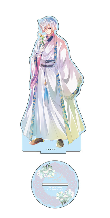 『アニメ｢暁のヨナ｣ デカアクリルスタンド PALE TONE series flower ver.全8種類（製造メーカー：コンテンツシード）』1800円（税抜）（C）草凪みずほ・白泉社／暁のヨナ製作委員会