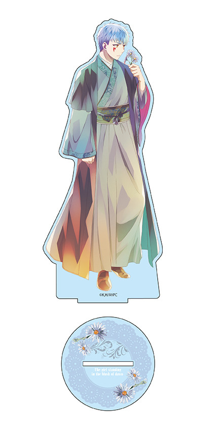 『アニメ｢暁のヨナ｣ デカアクリルスタンド PALE TONE series flower ver.全8種類（製造メーカー：コンテンツシード）』1800円（税抜）（C）草凪みずほ・白泉社／暁のヨナ製作委員会