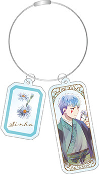 『アニメ｢暁のヨナ｣ ワイヤーキーホルダー PALE TONE series flower ver.全8種類（製造メーカー：コンテンツシード）』800円（税抜）（C）草凪みずほ・白泉社／暁のヨナ製作委員会