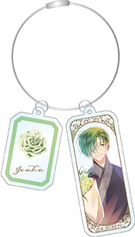 『アニメ｢暁のヨナ｣ ワイヤーキーホルダー PALE TONE series flower ver.全8種類（製造メーカー：コンテンツシード）』800円（税抜）（C）草凪みずほ・白泉社／暁のヨナ製作委員会