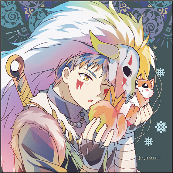 『アニメ｢暁のヨナ｣ マイクロファイバー PALE TONE series 全7種類（製造メーカー：コンテンツシード）』600円（税抜）（C）草凪みずほ・白泉社／暁のヨナ製作委員会