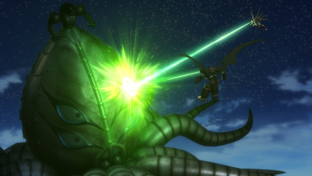 『ゲッターロボ アーク』第1話「天の鬼」先行場面カット（C）永井豪・石川賢/ダイナミック企画・真早乙女研究所会